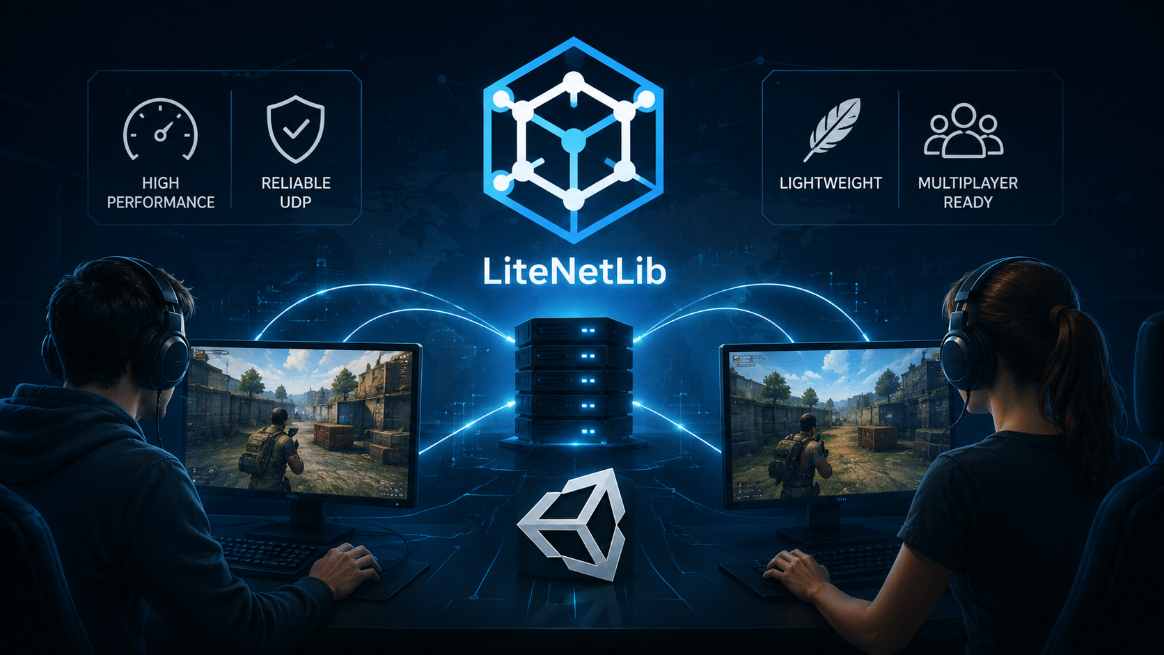 LiteNetLib چیست؟ کتابخانه‌ای سبک و سریع برای ساخت بازی‌های آنلاین در Unity